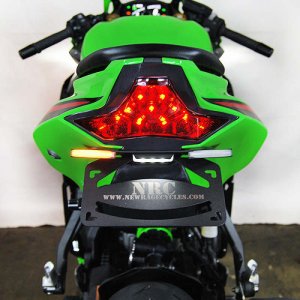 Kawasaki ZX-4R Fender Eliminator - New Rage Cycles - Plug & Play - Black - `23-`27
